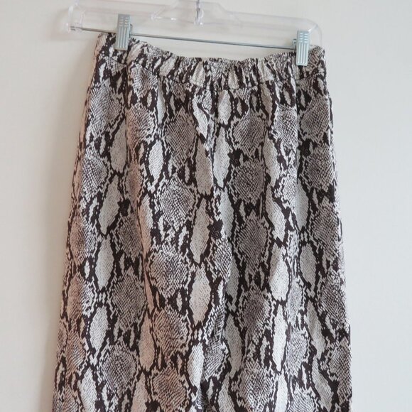 A.L.C. Elijah Python Snake Print Relaxed Fit Pull On Pants - Size 0 - Picture 11 of 14